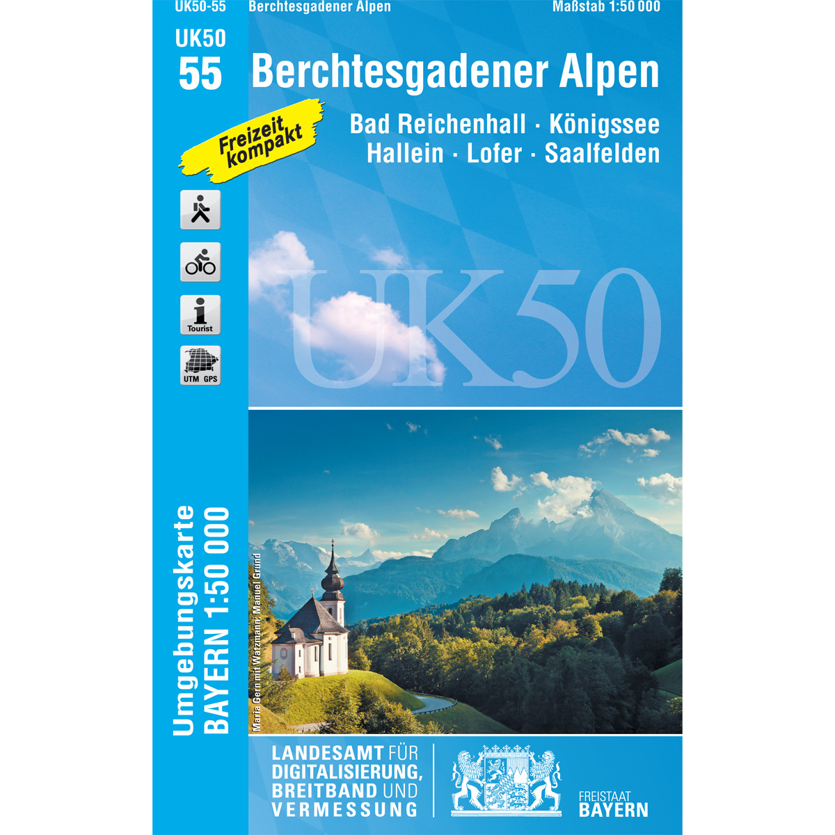 Image of Landesamt Digitalisierung, Breitband, Vermessung UK 50-55 Berchtesgadener Alpen