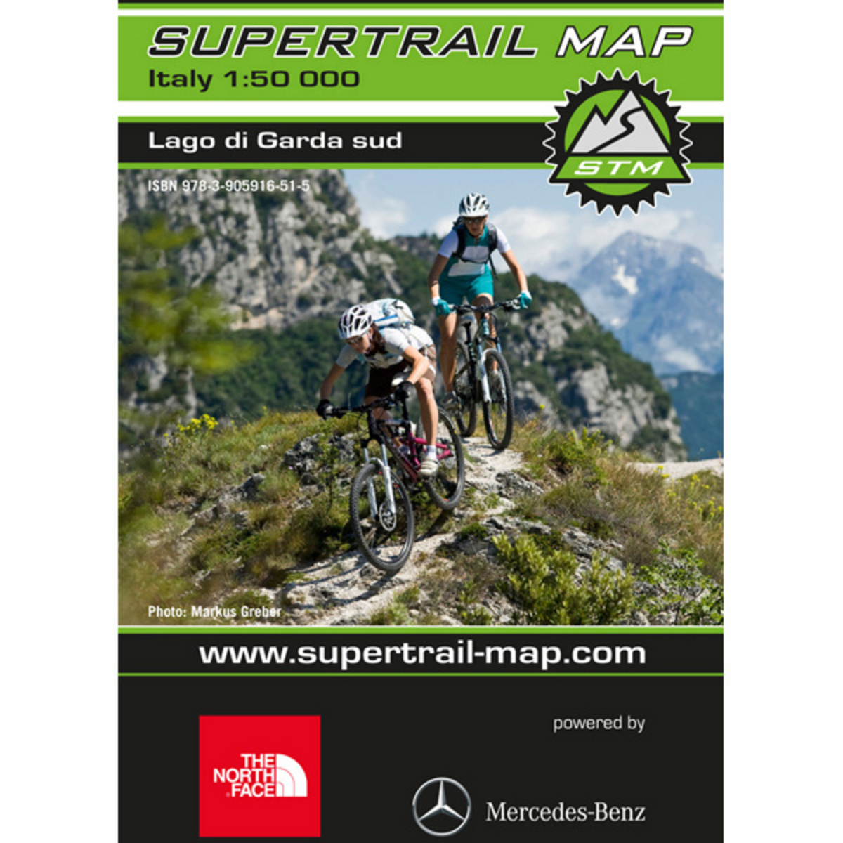 Image of Supertrail Map Lago di Garda sud - MTB (lingua italiana, inglese)