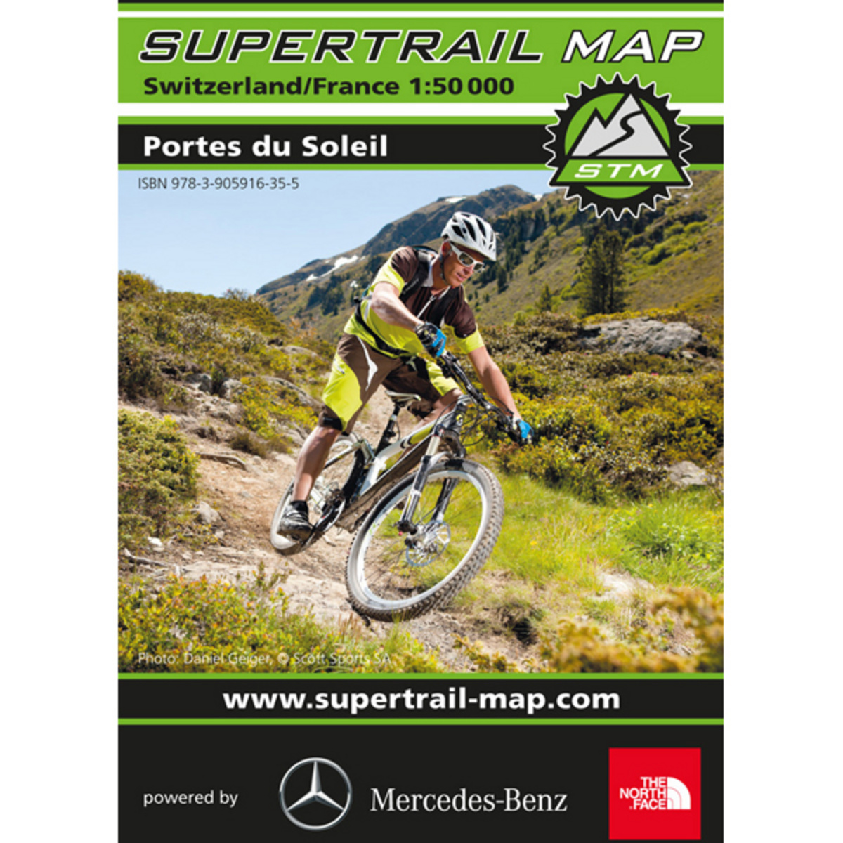 Image of Supertrail Map Les Portes du Soleil - MTB (lingua francese e inglese)