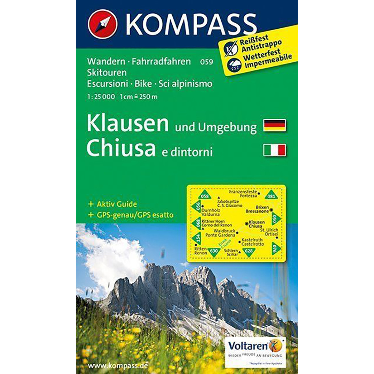 Image of Kompass Verlag WK 059 Klausen und Umgebung