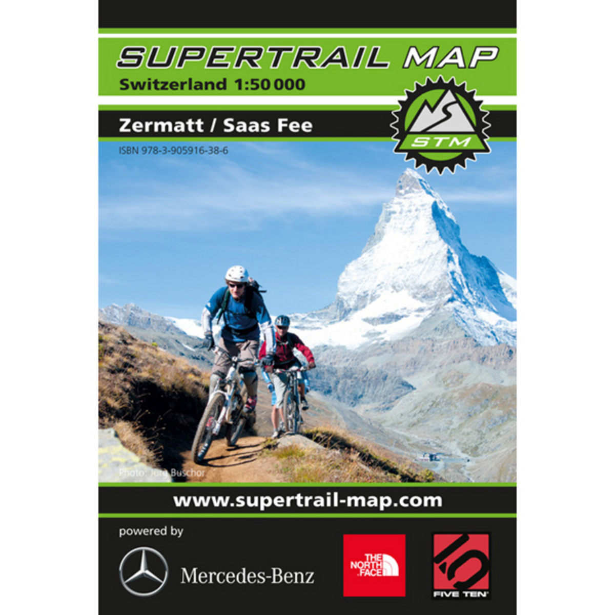 Supertrail Map Zermatt / Saas Fee - MTB (Größe One Size)