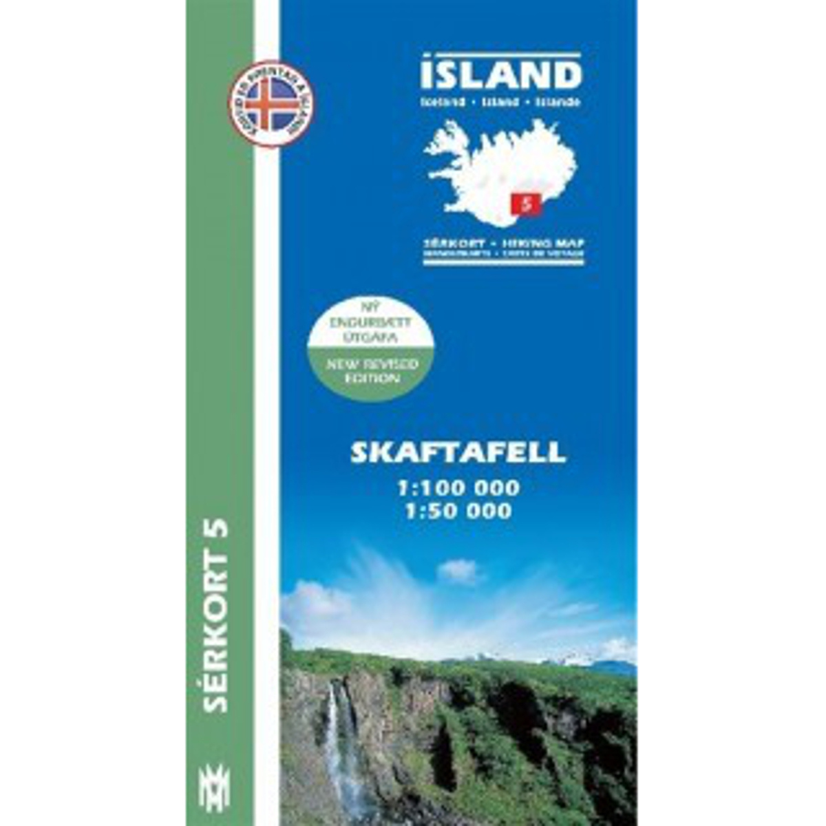 Image of Mal og menning Island Serkort 5 Skaftafell
