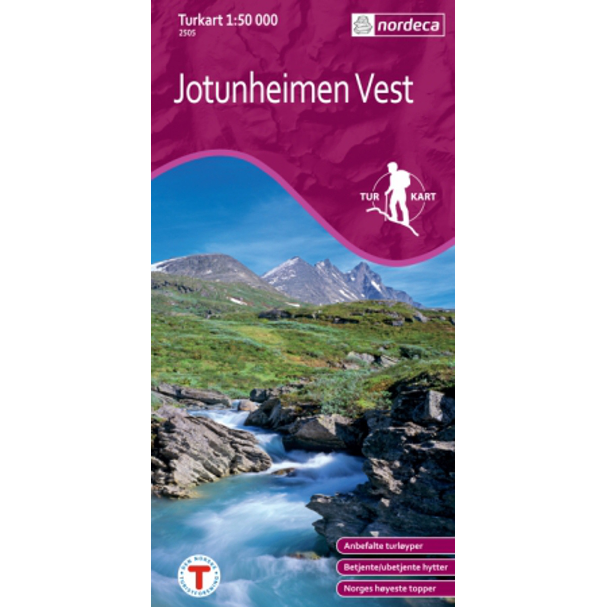 Nordeca Norwegen Turkart 2505 Jotunheimen Vest (Größe One Size)