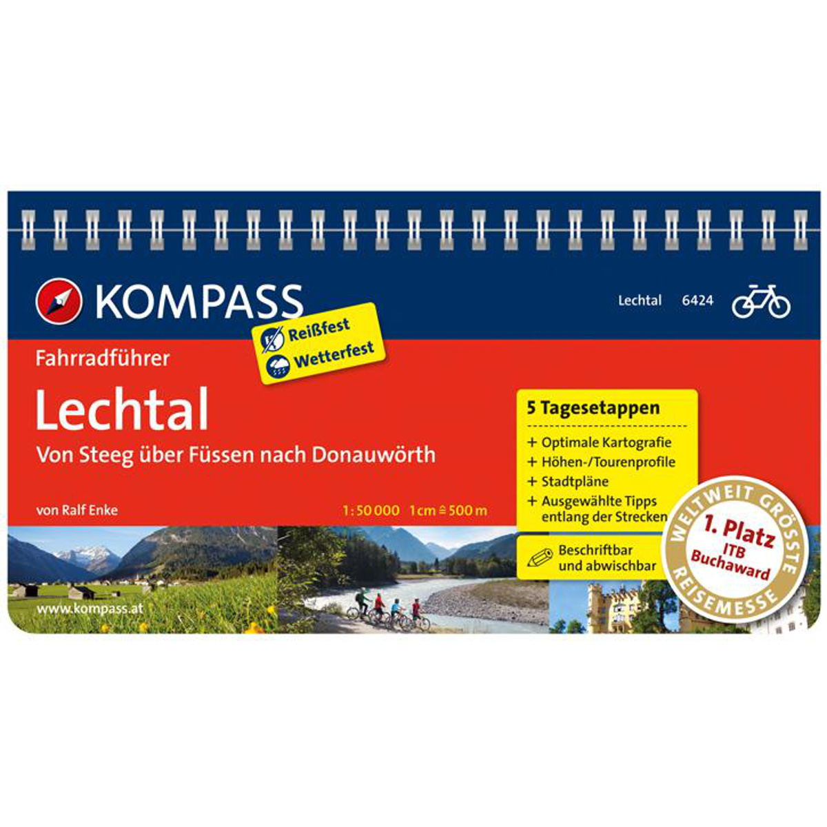 Image of Kompass Verlag München und Umgebung 6432 Fahrradführer
