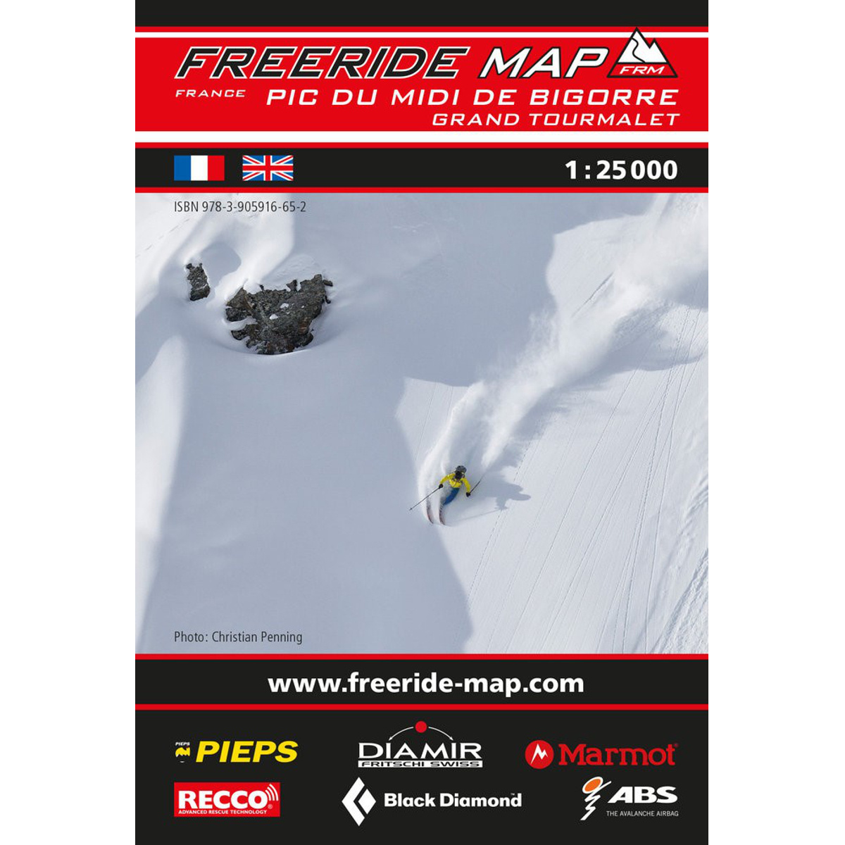 Image of Freeride Map Pic du Midi de Bigorre/Grand Tourmalet - Ski