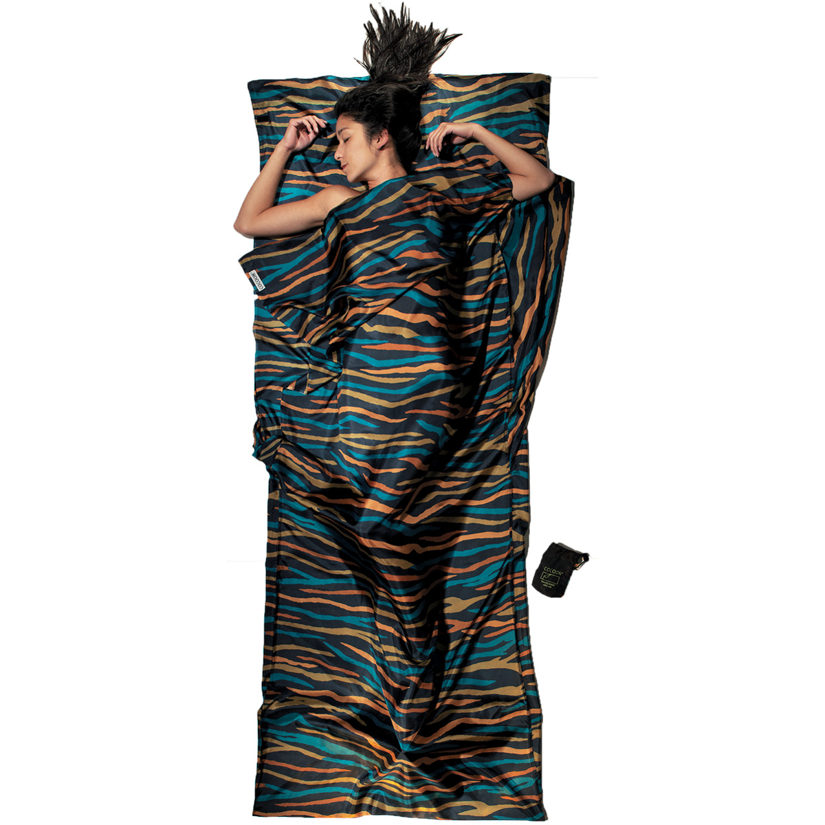 Cocoon TravelSheet Silk Schlafsack (Größe max. 210cm, mehrfarbig)
