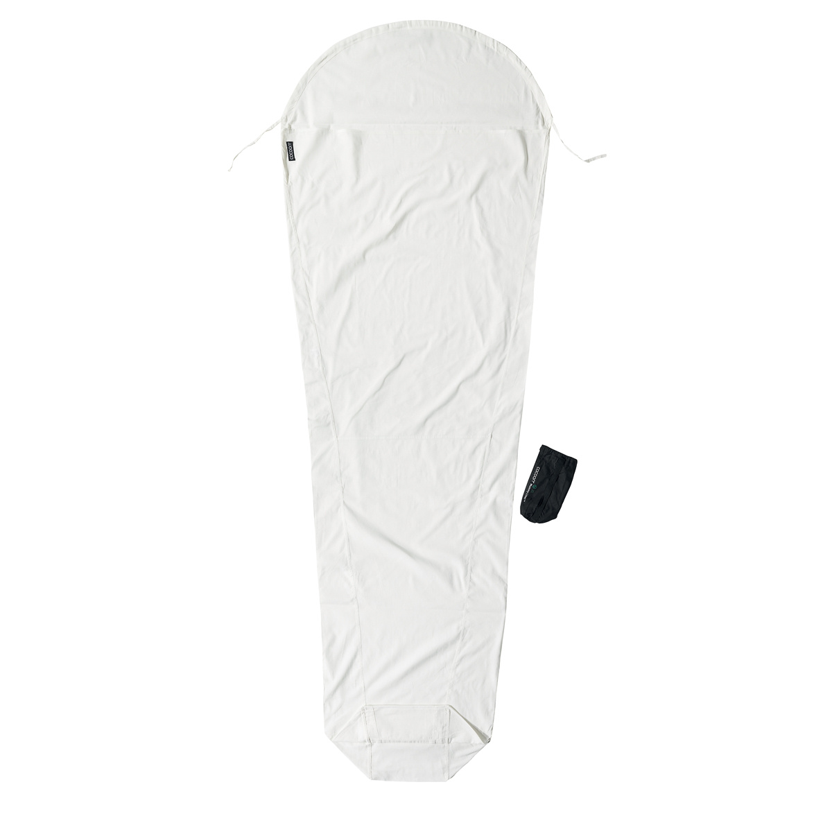 Cocoon MummyLiner Cotton Schlafsack (Größe MAX. 230CM, weiss)
