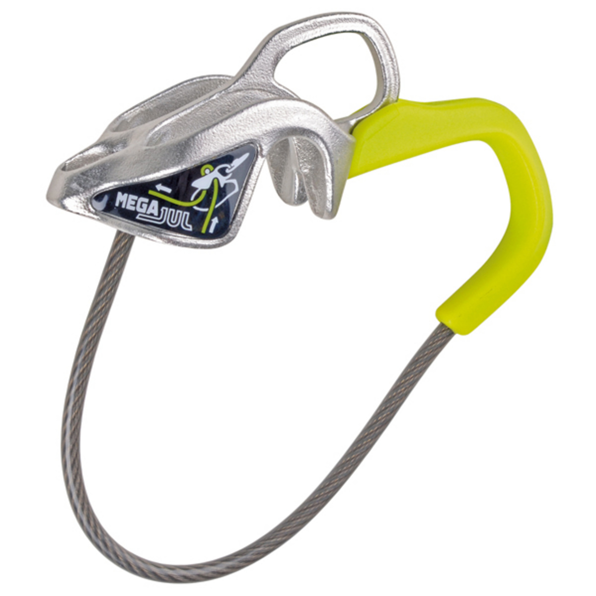 Edelrid Mega Jul Sicherungsgerät (Größe One Size, grau)