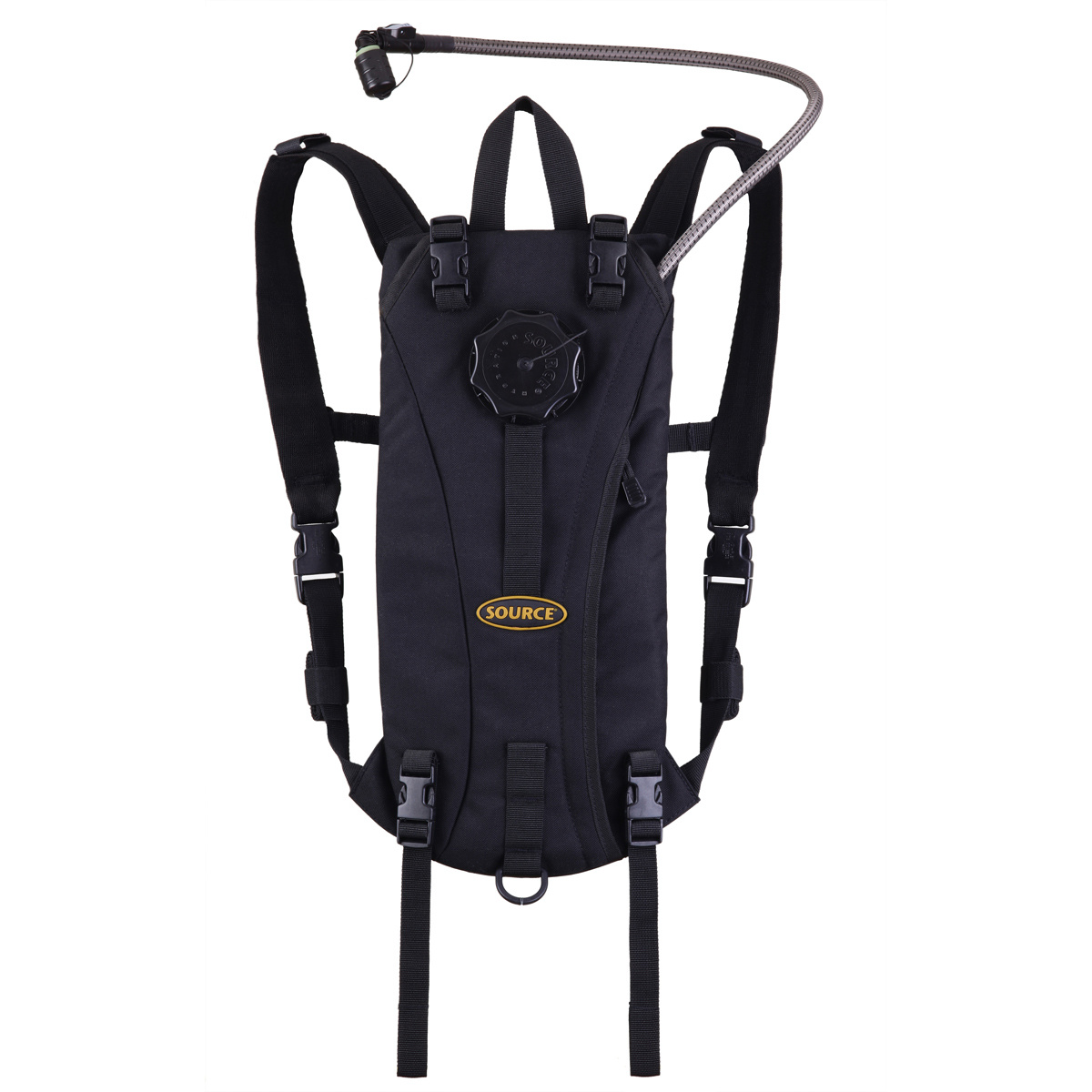 Source Zaino con idratazione Tactical (Taglia 2L, Nero)