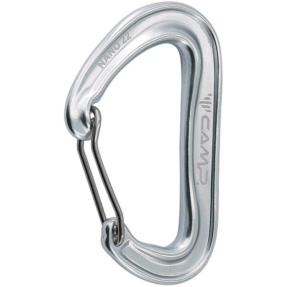 Camp Moschettone Nano 22 (Taglia One Size, Argento)