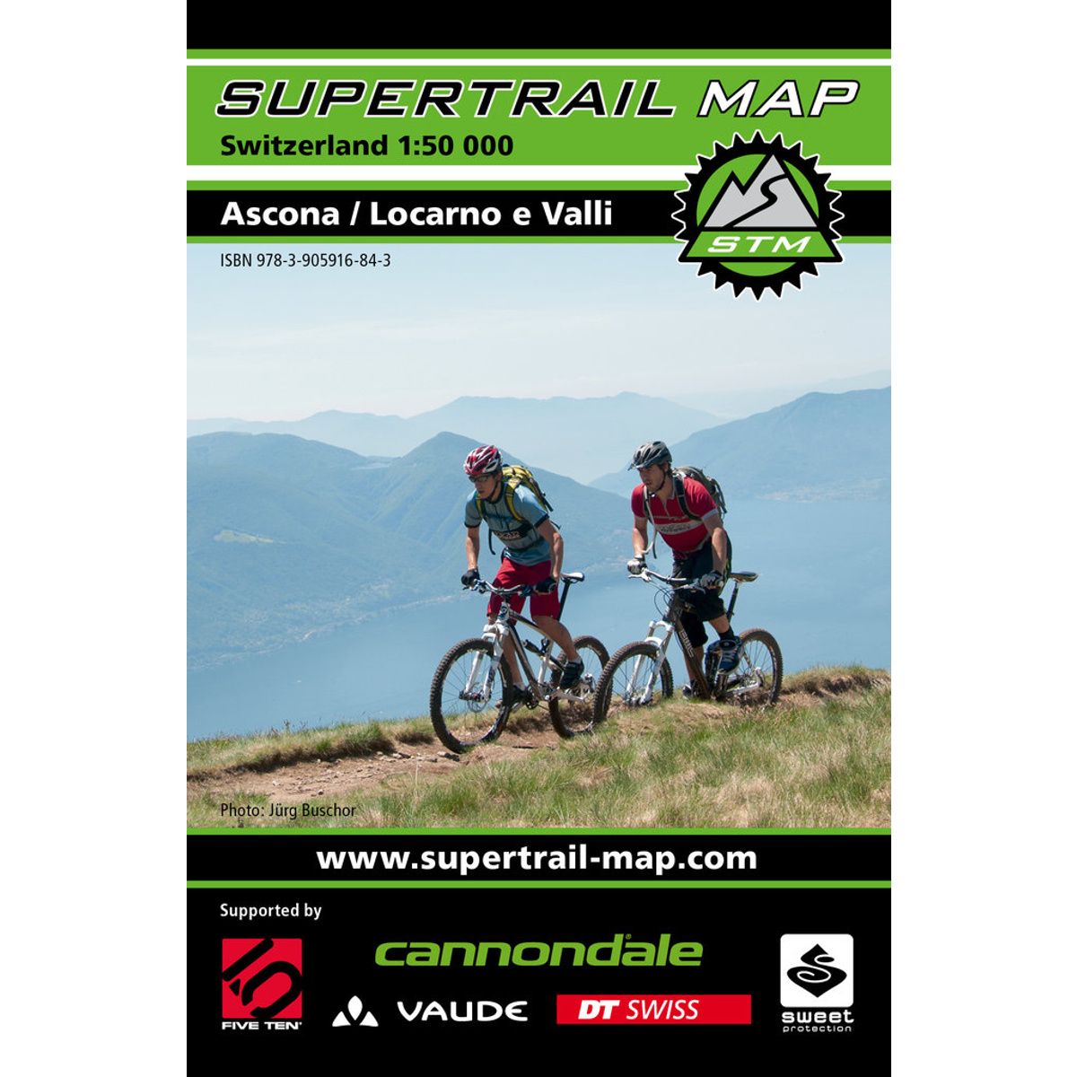 Image of Supertrail Map Ascona / Locarno e Valli - MTB