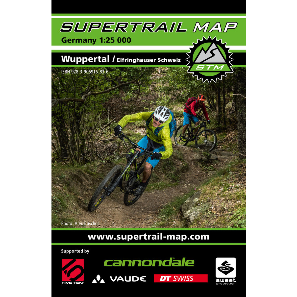 Image of Supertrail Map Wuppertal / Elfringhauser Schweiz - MTB