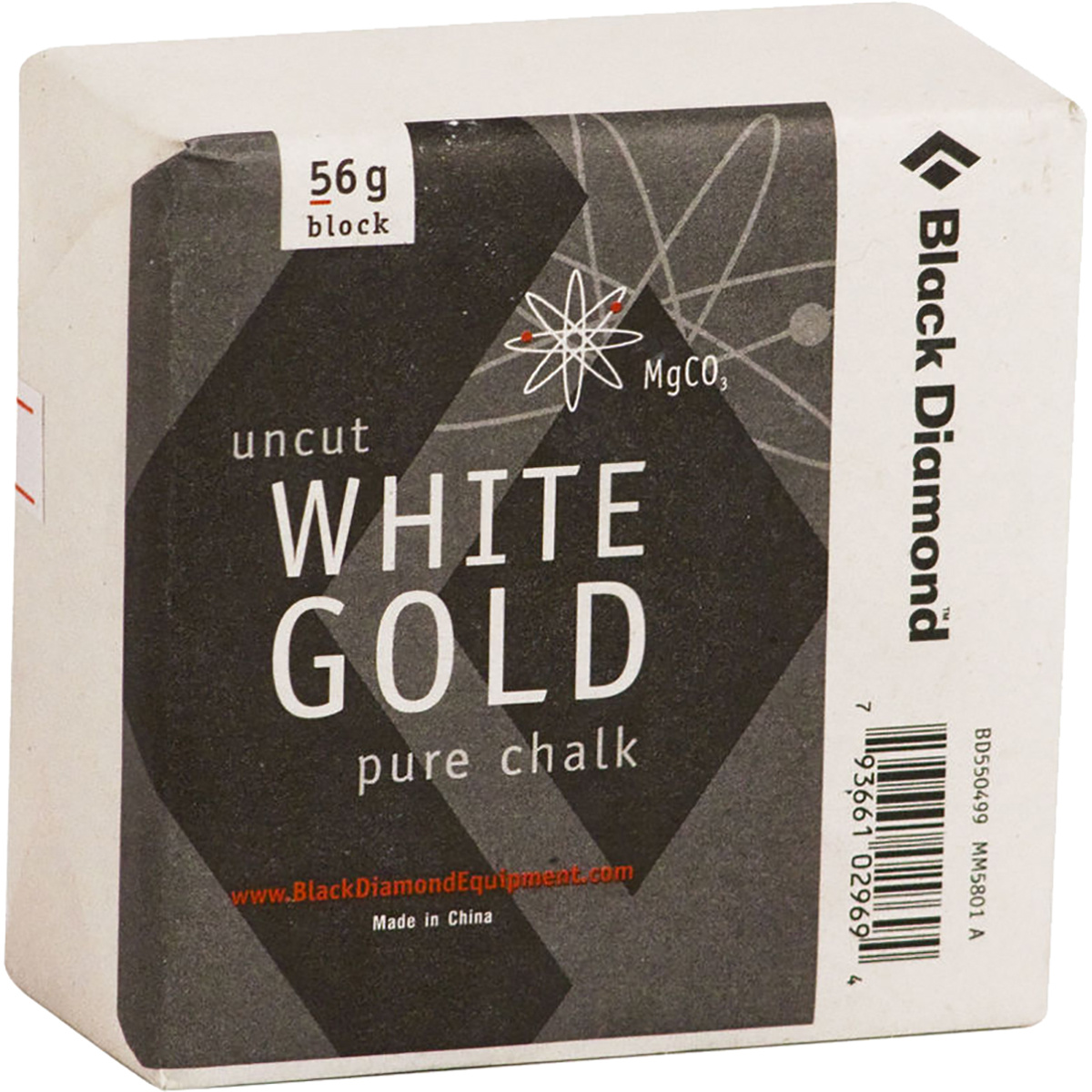 Image of Black Diamond Solid White Gold 56 g Chalkblock