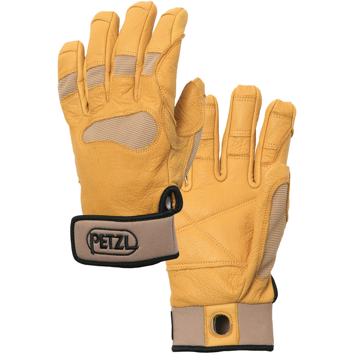 Petzl Cordex Plus Klettersteighandschuhe (Größe XS, beige)