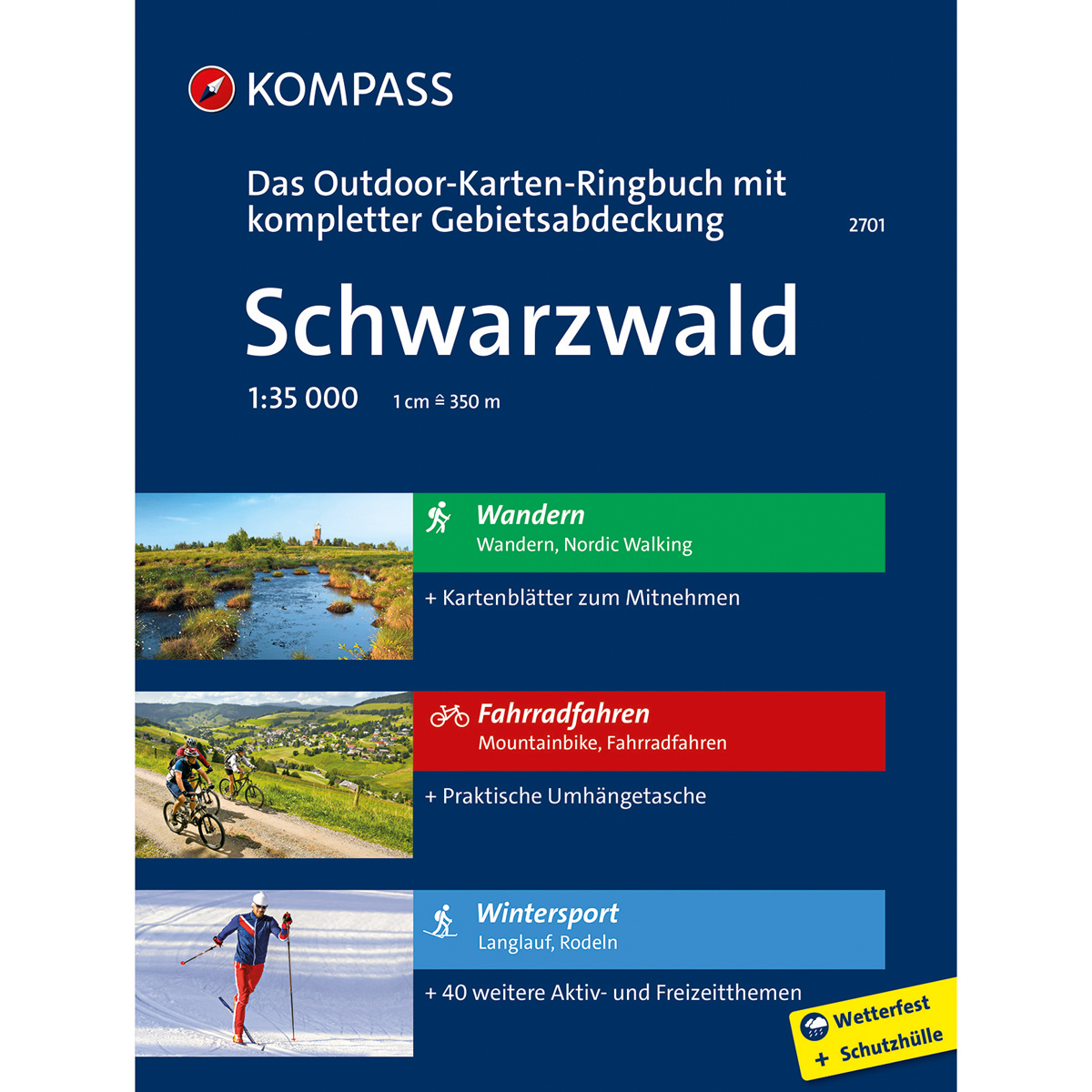 Image of Kompass Verlag Schwarzwald Outdoor-Karten-Ringbuch