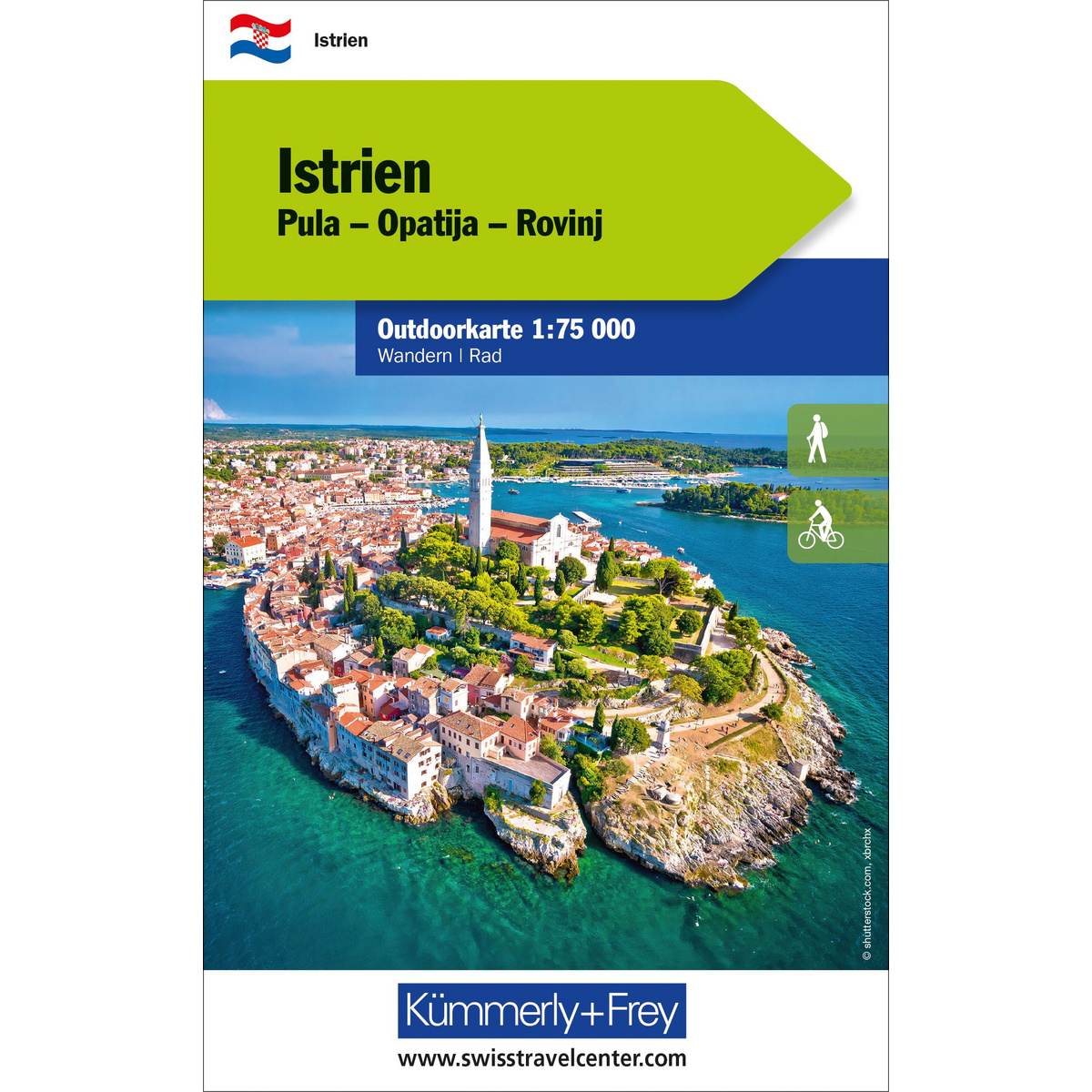 Image of Kümmerley&Frey Istrien Outdoorkarte