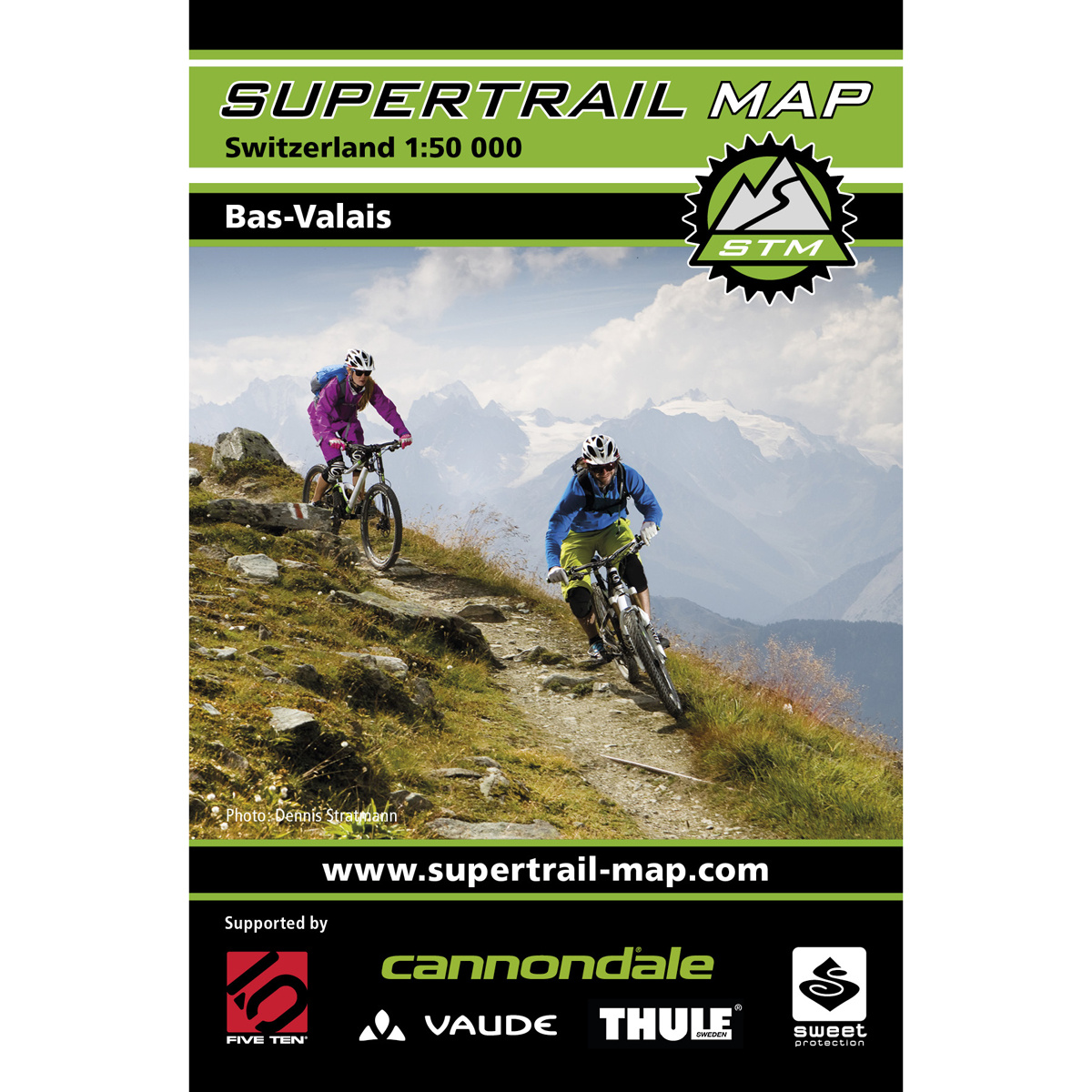 Supertrail Map Bas-Valais - MTB (Größe One Size)