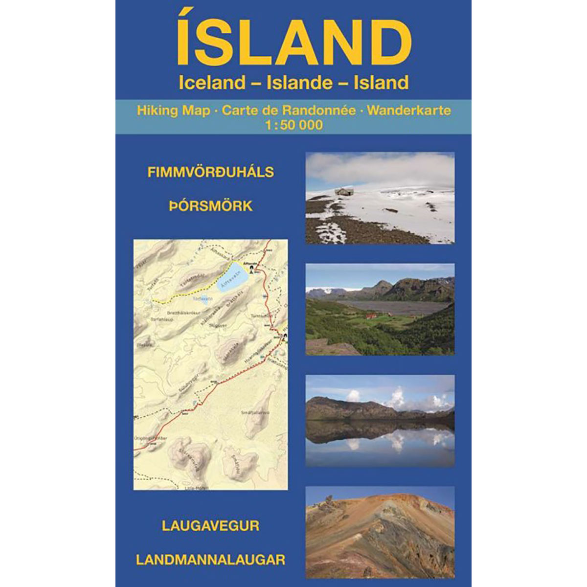 Image of Verlag Uwe Grunewald Island Wanderkarte