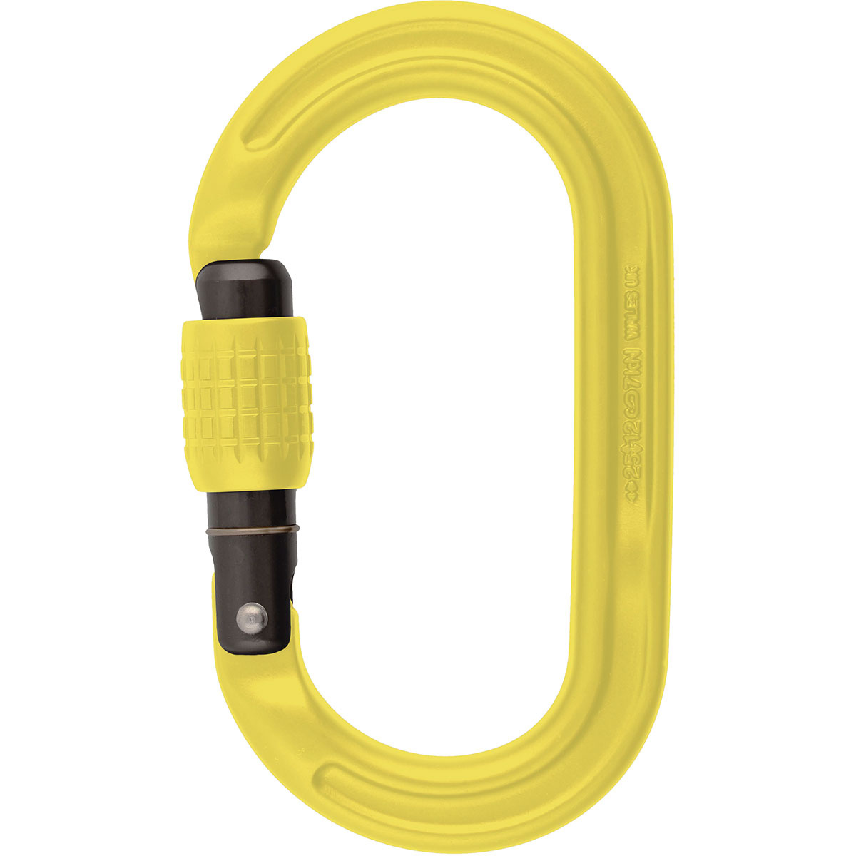 DMM Ultra O Screwgate Karabiner (Größe One Size, lime)