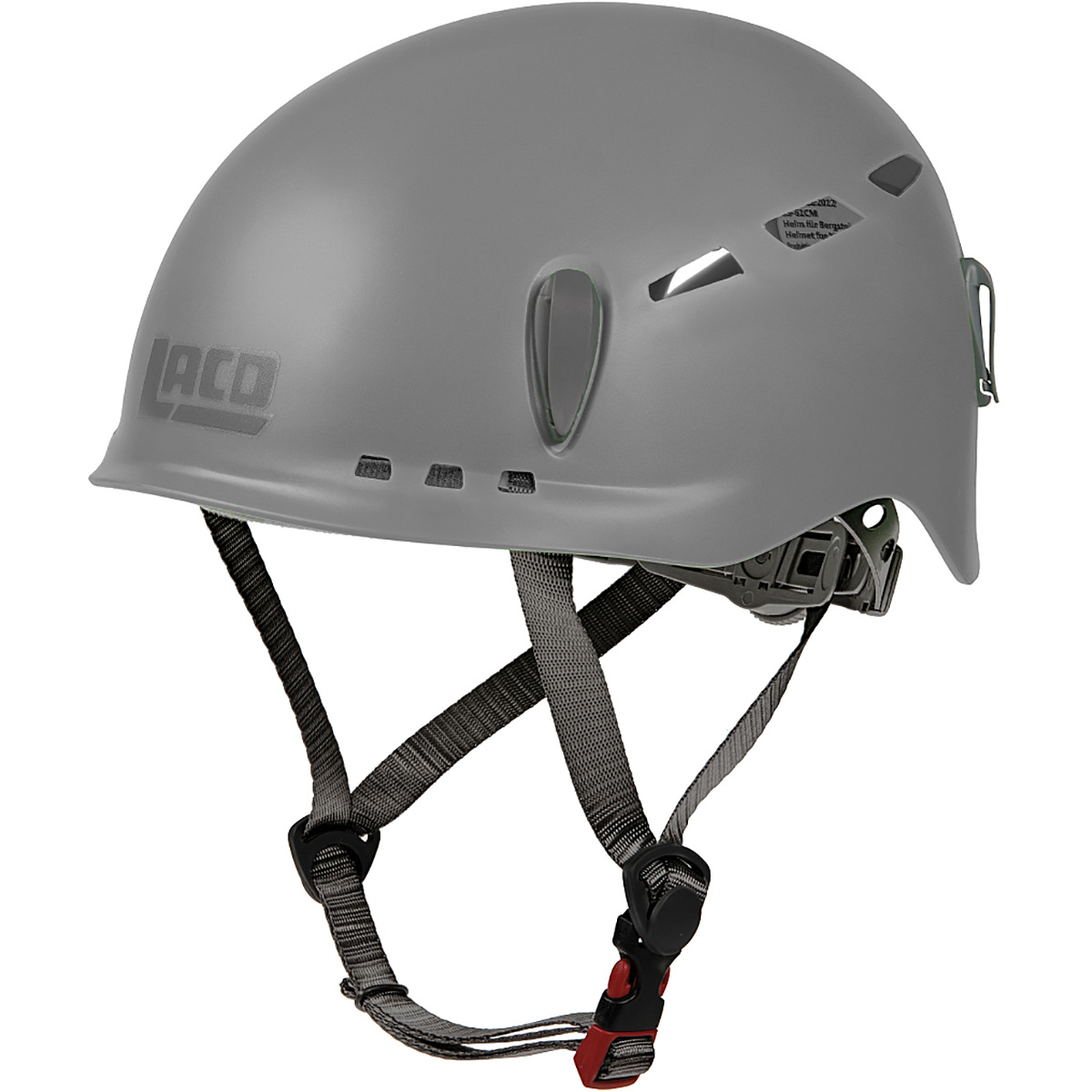 LACD Casco arrampicata Protector 2.0 (Taglia 53-61CM, Grigio)