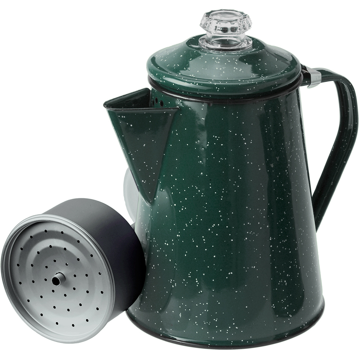 GSI 8 Cup Percolator Kaffeebereiter (Größe 8 Tassen, green)