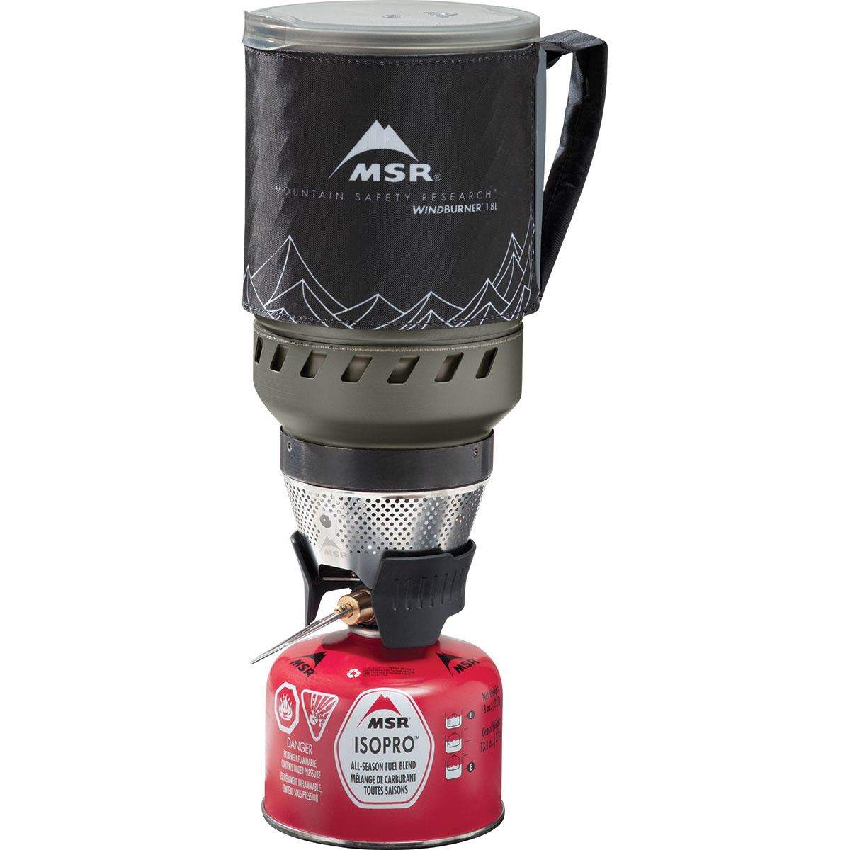 MSR Système de cuisson WindBurner 1.0L Personal (taille ONE SIZE, Noir)