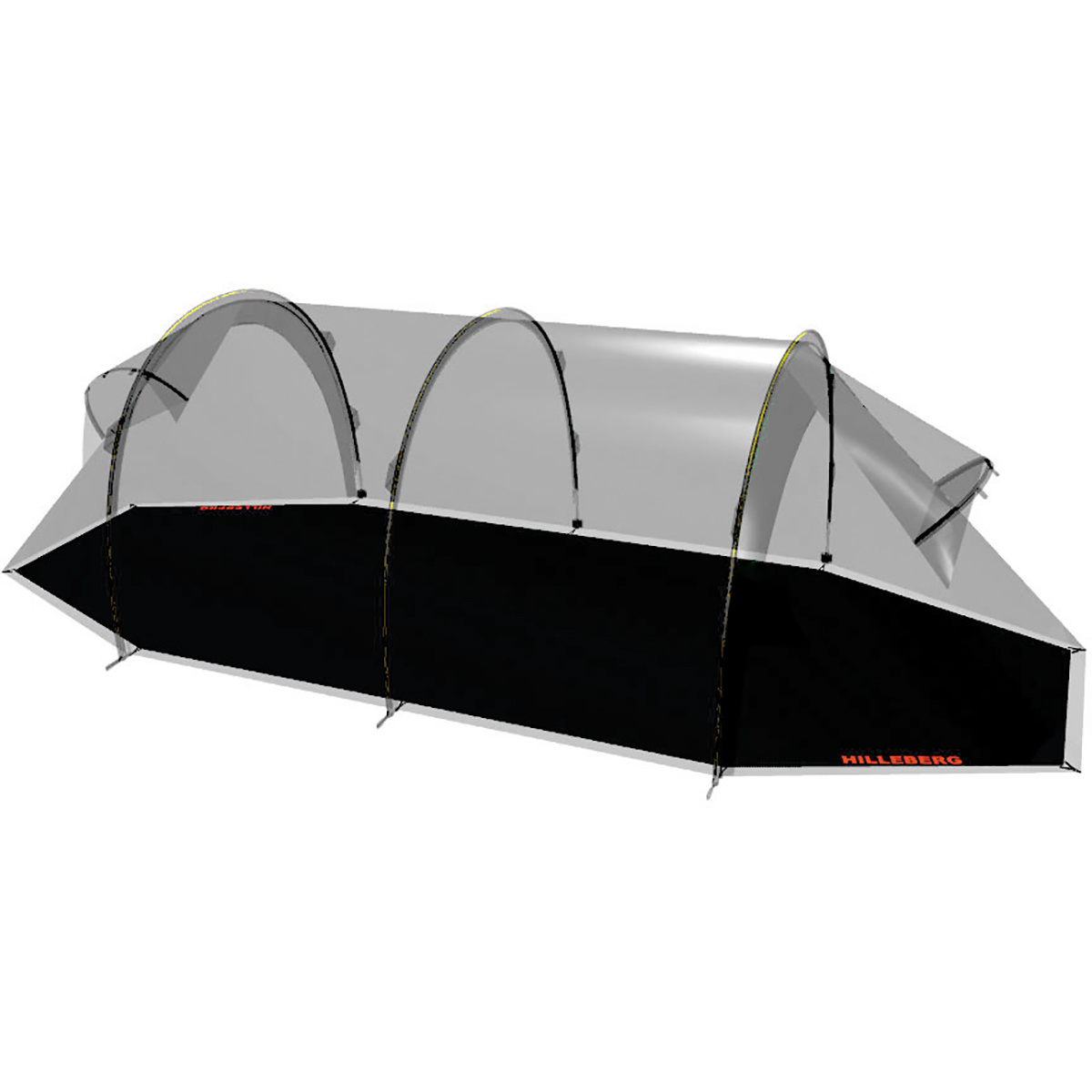 Hilleberg Keron 3 Zeltunterlage (Größe One Size, schwarz)