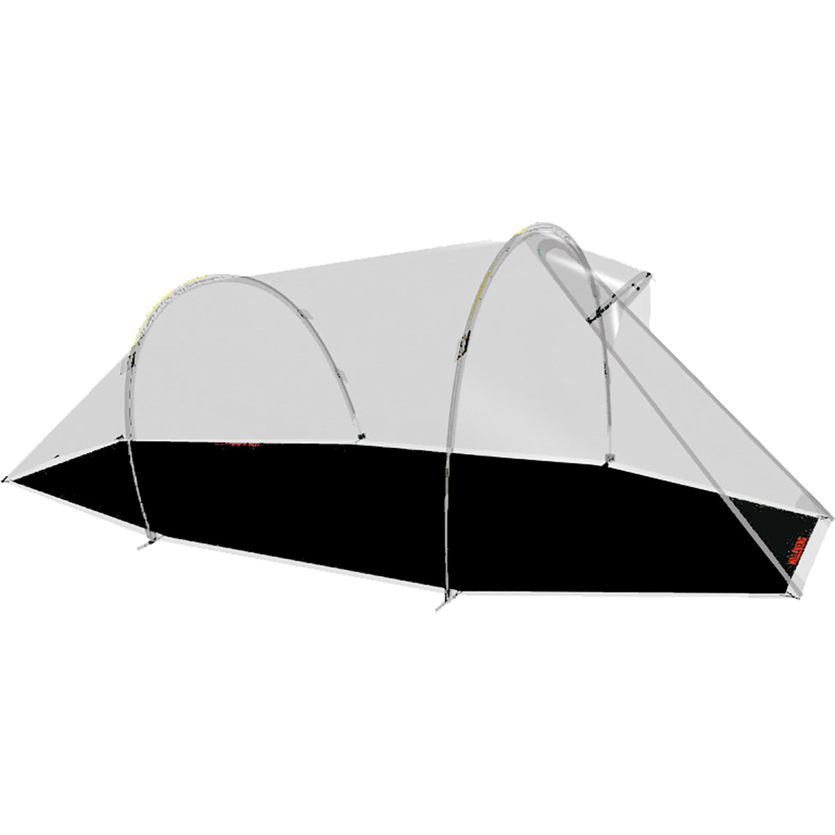 Hilleberg Teli pavimento tenda Nallo 4 (Taglia One Size, Nero)