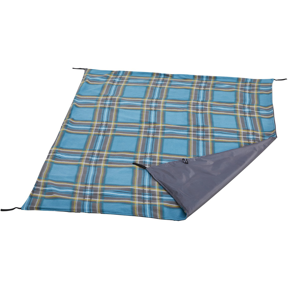 Uquip Coperta da picnic Scotty (Taglia ONE SIZE, Blu)