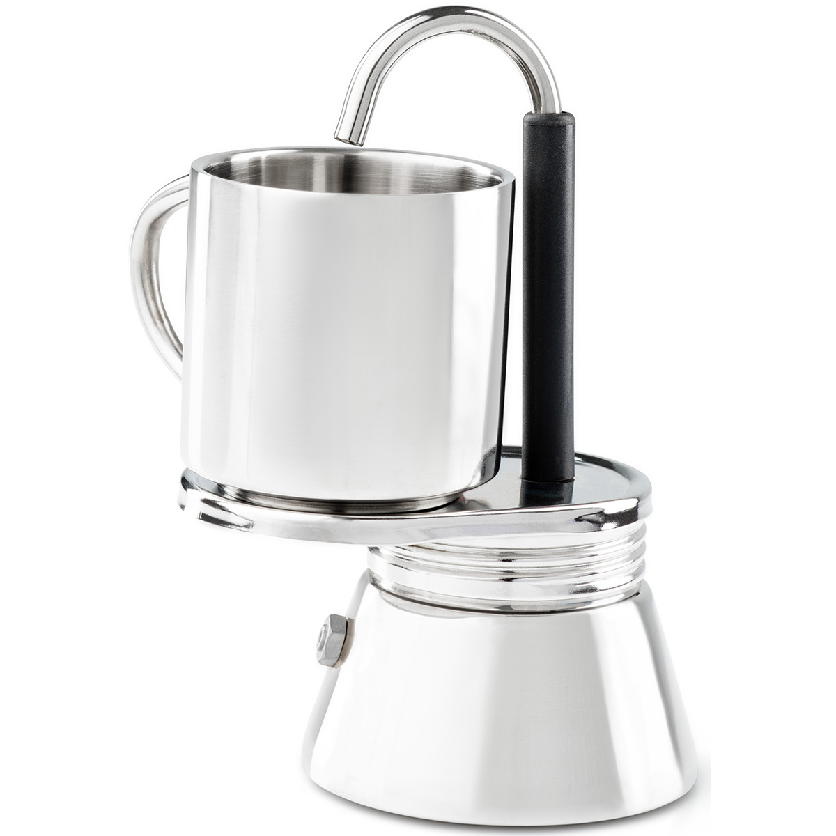 GSI Mini-Espresso Set 1 Cup (taille ONE SIZE, Argent)