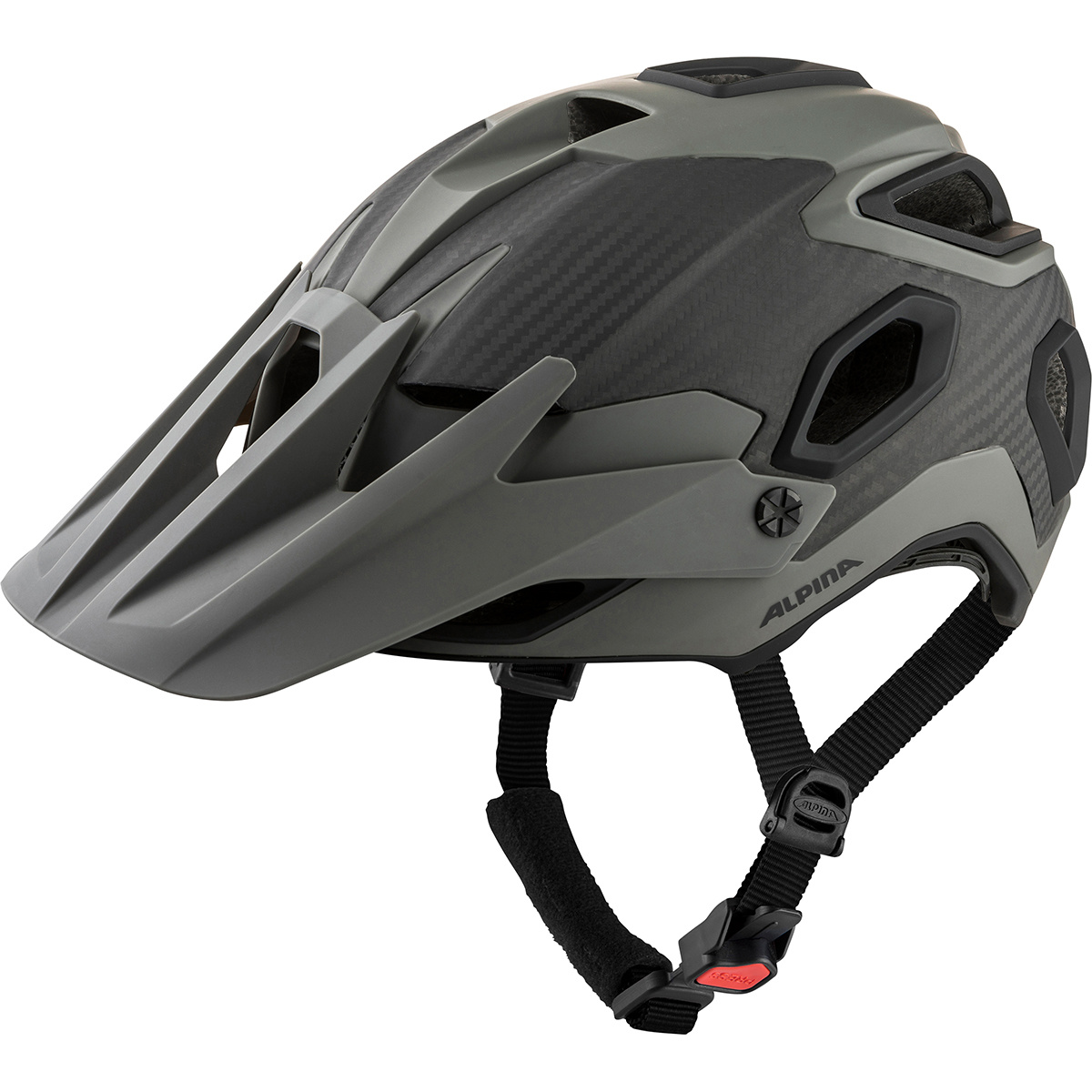 Alpina Rootage Fahrradhelm (Größe 57-62cm, grau)
