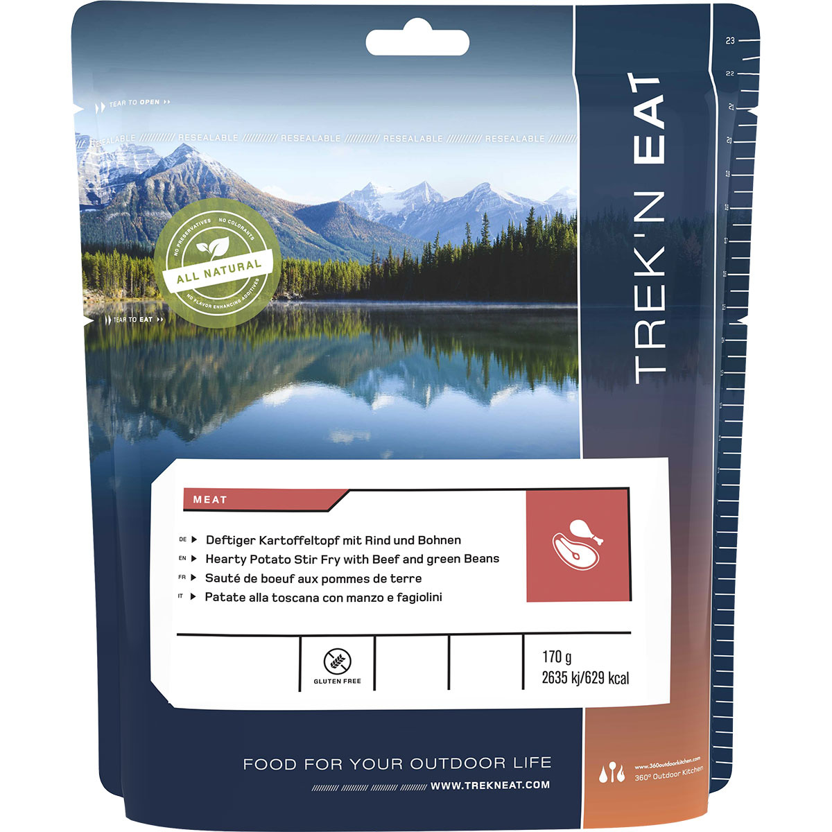 Image of Trek'n Eat Ricco spezzatino di patate con manzo e fagioli