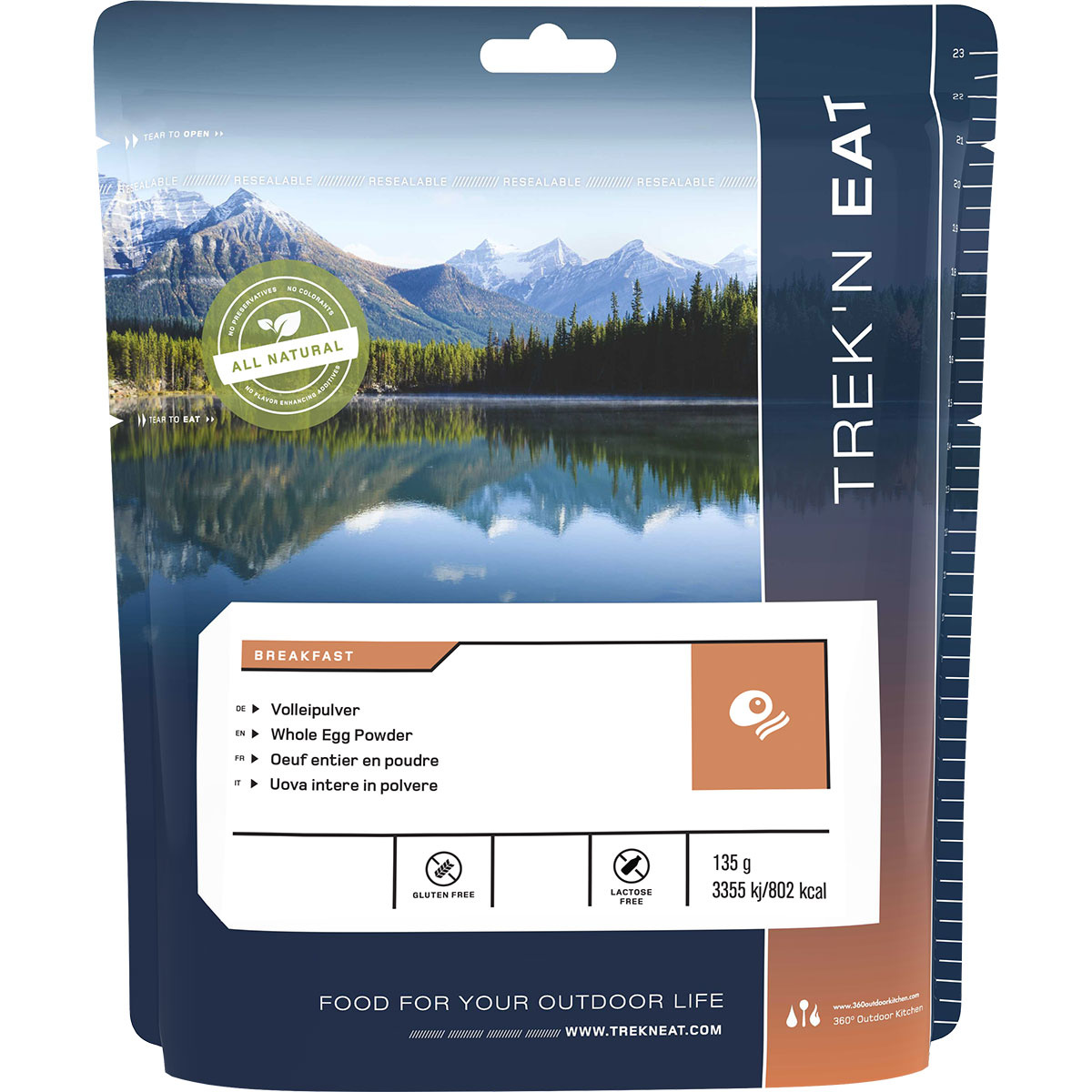 Trek'n Eat Volleipulver 10 Eier (Größe 135g)
