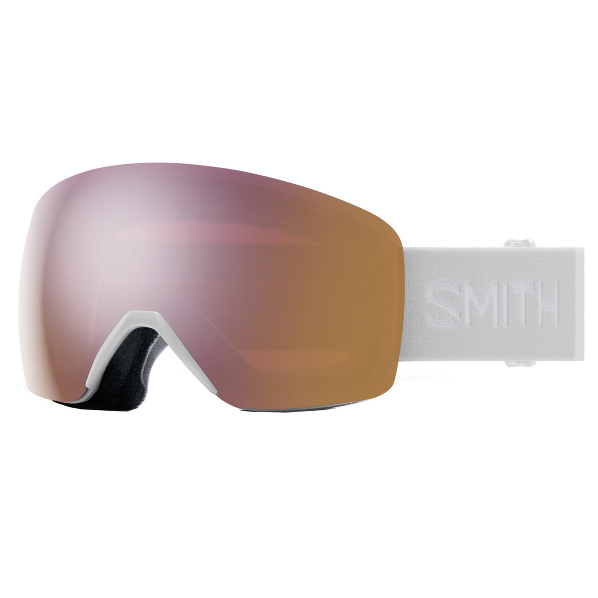 Smith Lunettes de ski Skyline ChromaPOP (taille One Size, Blanc)