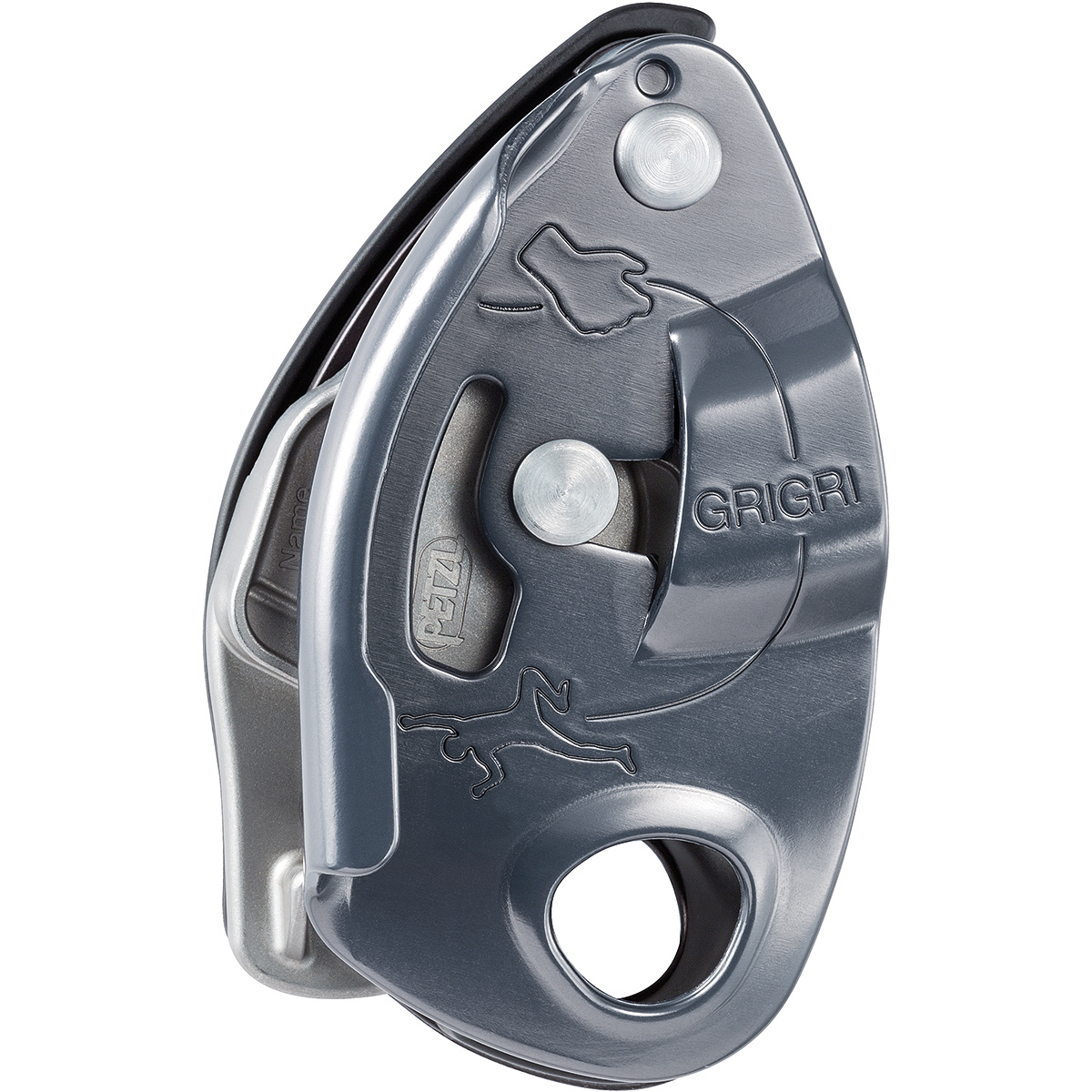 Petzl Grigri Sicherungsgerät (Größe One Size, grau)