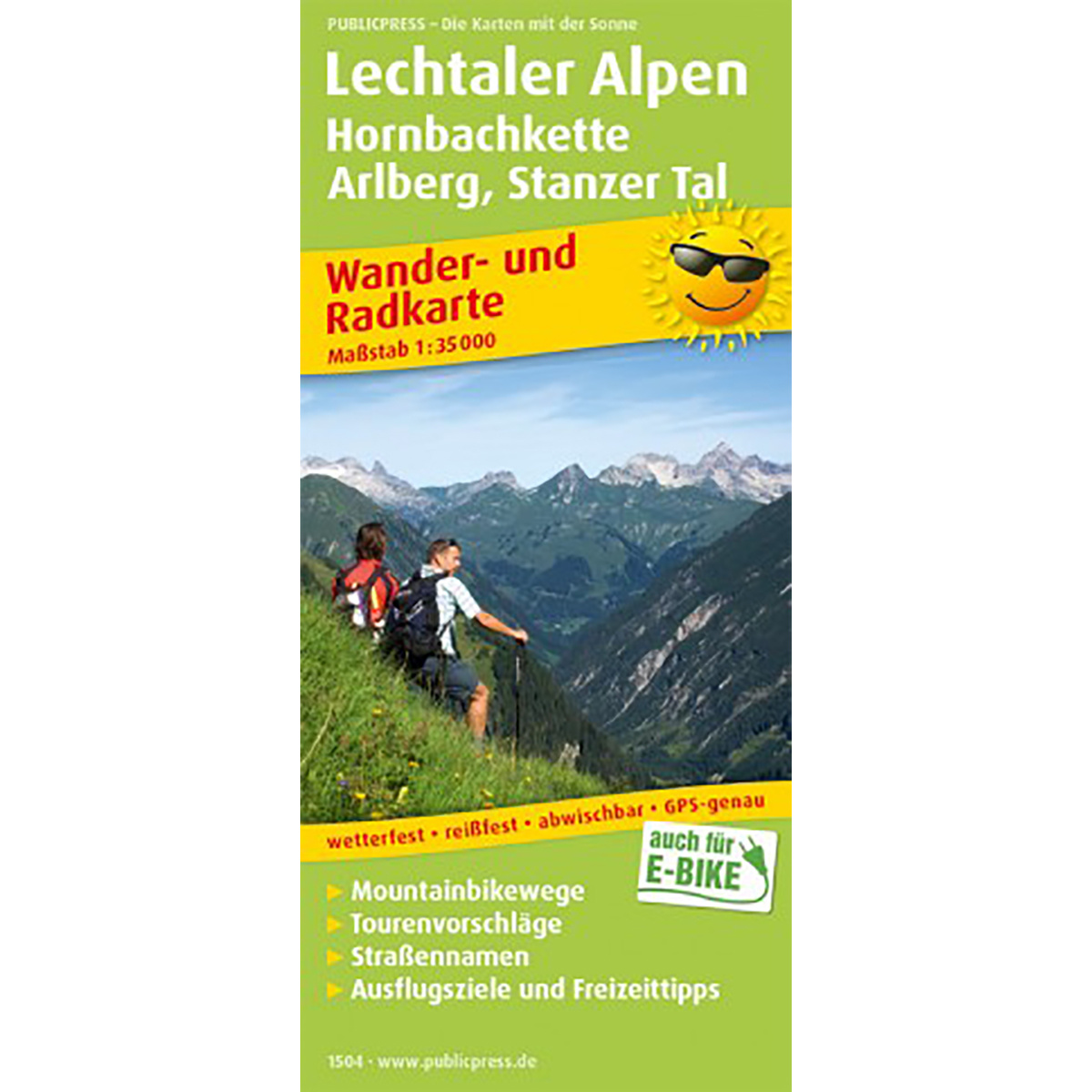 Image of PublicPress RWK 1504 Lechtaler Alpen - Hornbachkette, Arlberg