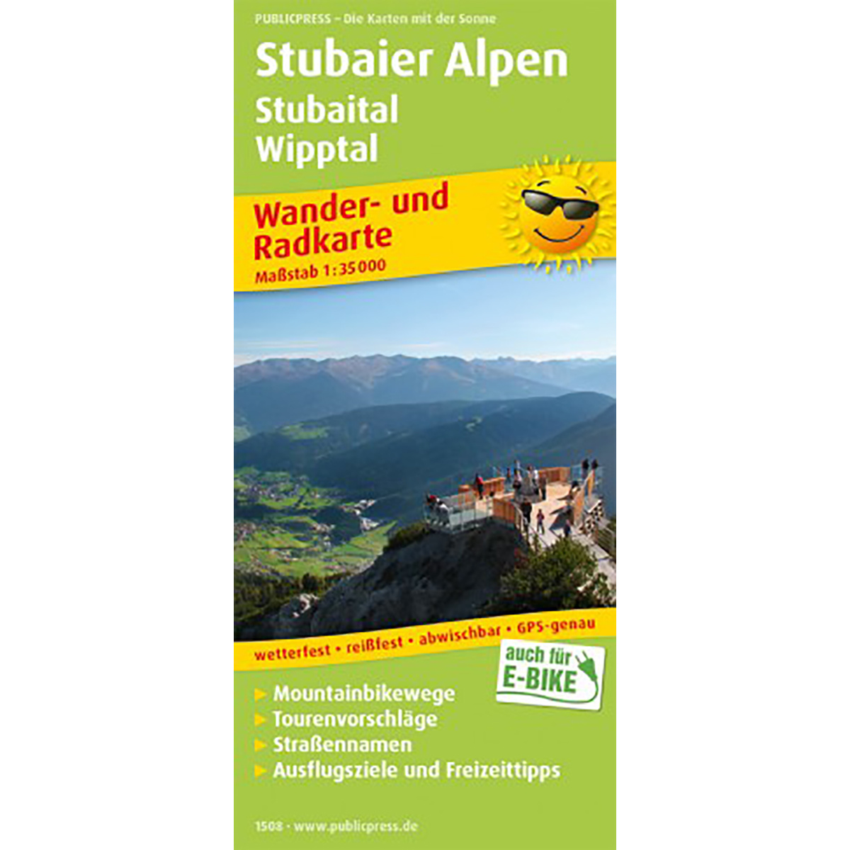 Image of PublicPress RWK 1508 Stubaier Alpen - Stubaital, Wipptal