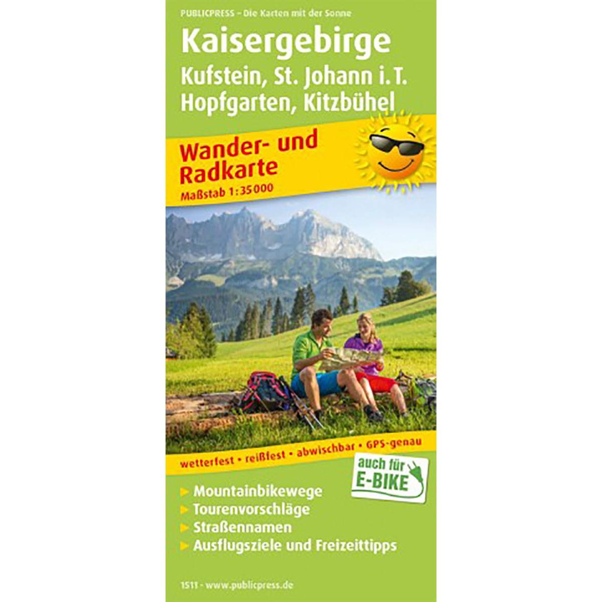 Image of PublicPress RWK 1511 Kaisergebirge - Hopfgarten, Kufstein