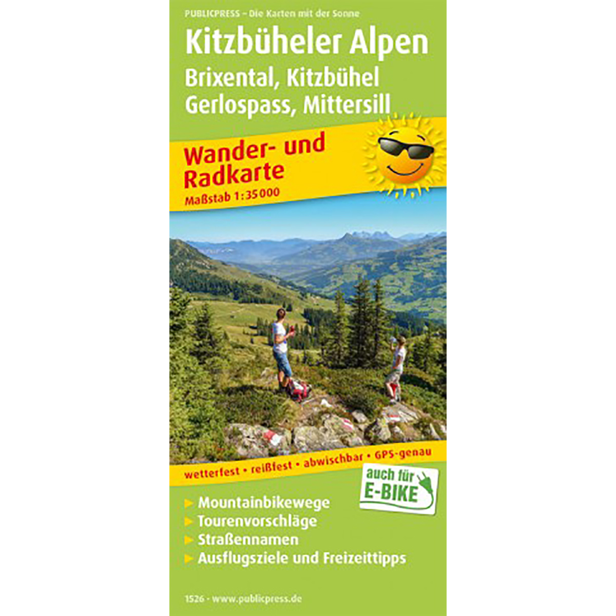 PublicPress RWK 1526 Kitzbüheler Alpen - Brixental, Gerlospass (Größe One Size)