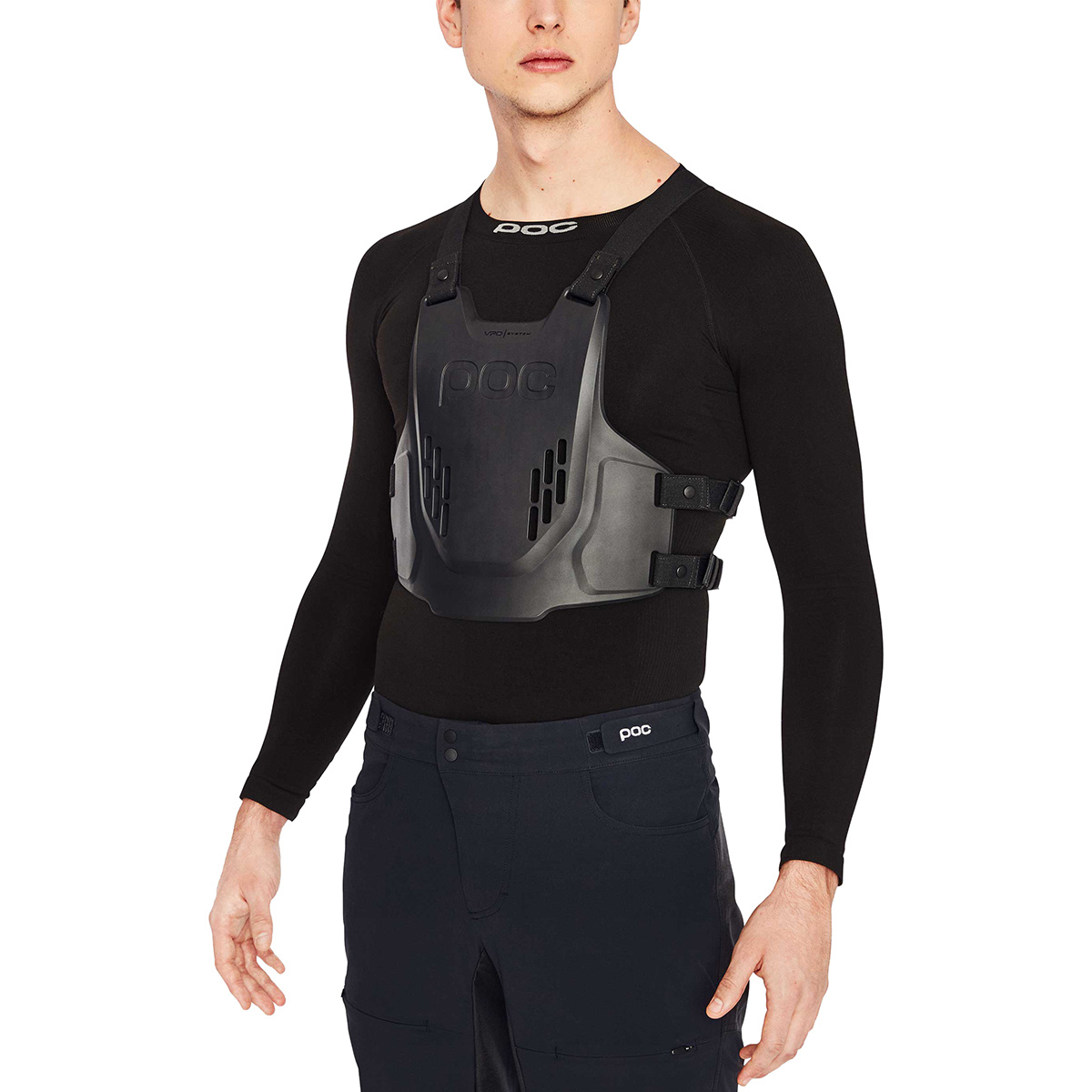 POC VPD System Torso Rückenprotektor (Größe M, schwarz)