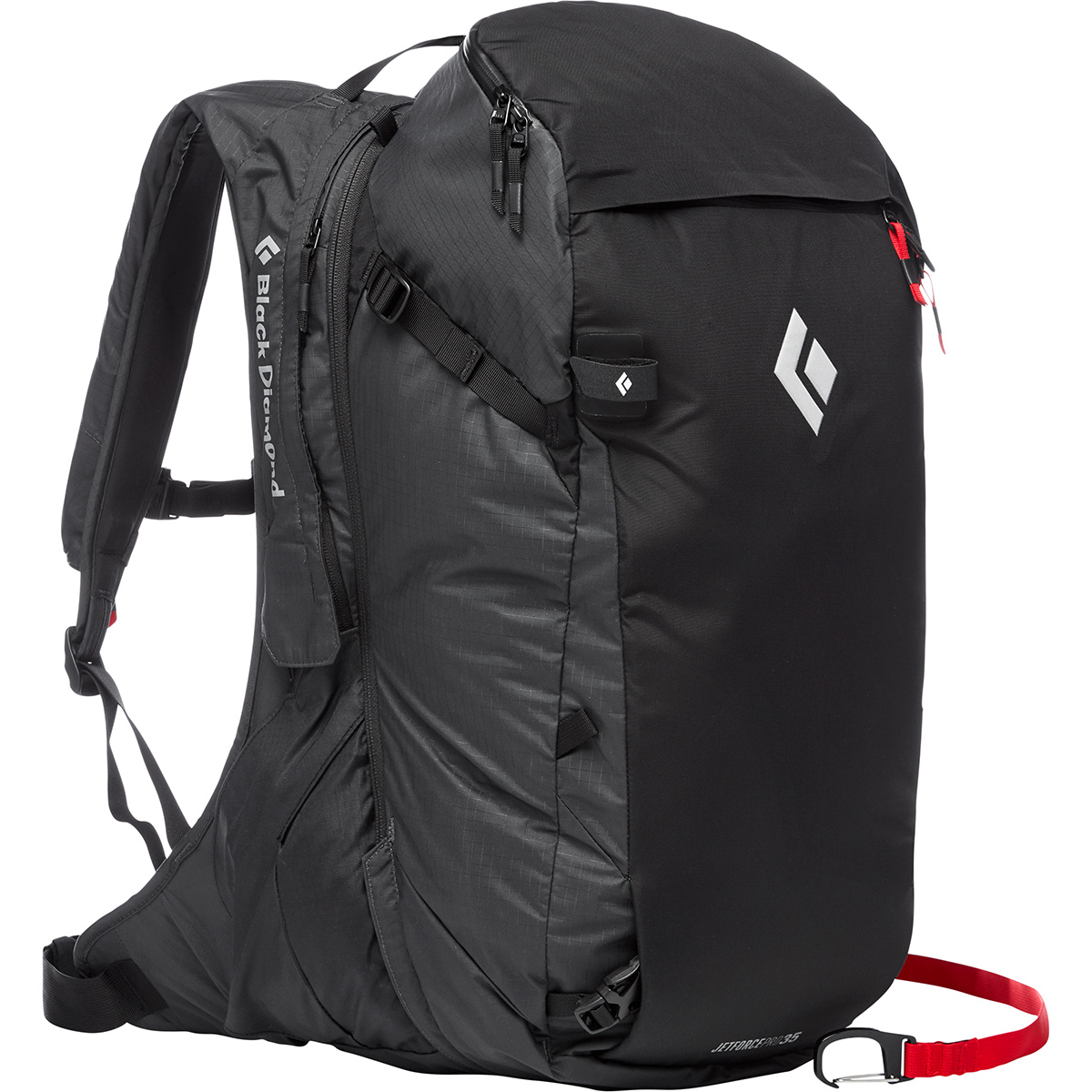 Black Diamond Zaino da valanga JetForce Pro 35 (Taglia 35L | S-M, Nero)