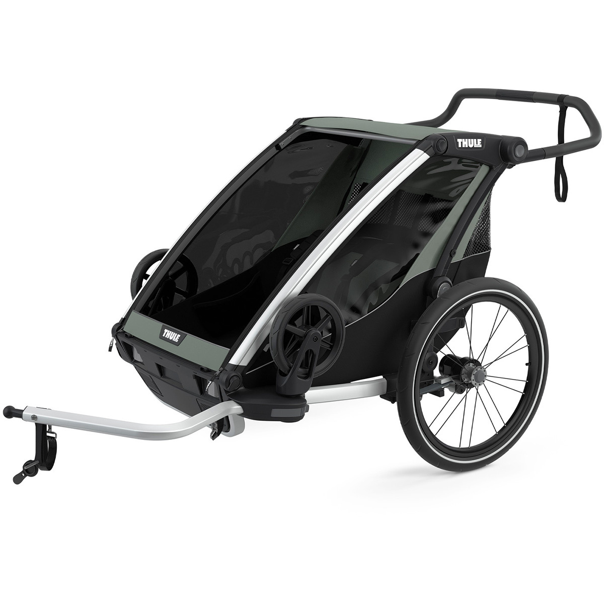 Thule Rimorchio per bambini Chariot Lite 2 (Taglia One Size, Verde)