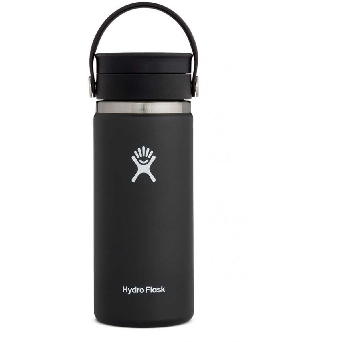 Hydro Flask 16oz Wide Flex Sip Lid Borraccia termica (Taglia One Size, Nero)