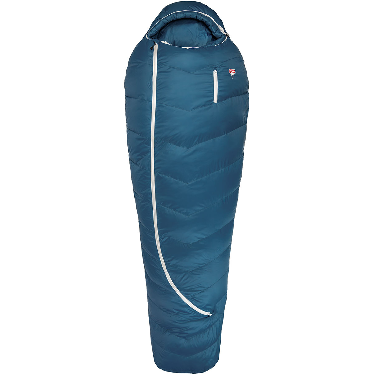Grüezi Bag Sac de couchage Biopod DownWool Ice (taille max. 175cm, Bleu)