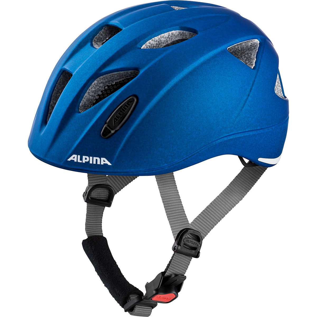 Alpina Kinder Ximo L.E. Fahrradhelm (Größe 47-51CM, blau)