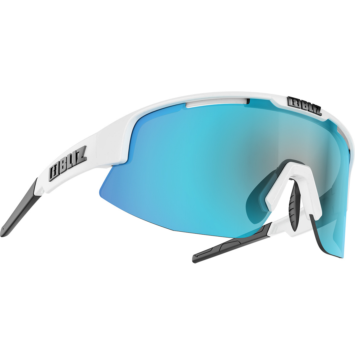 Bliz Matrix Sportbrille (Größe One Size, weiss)