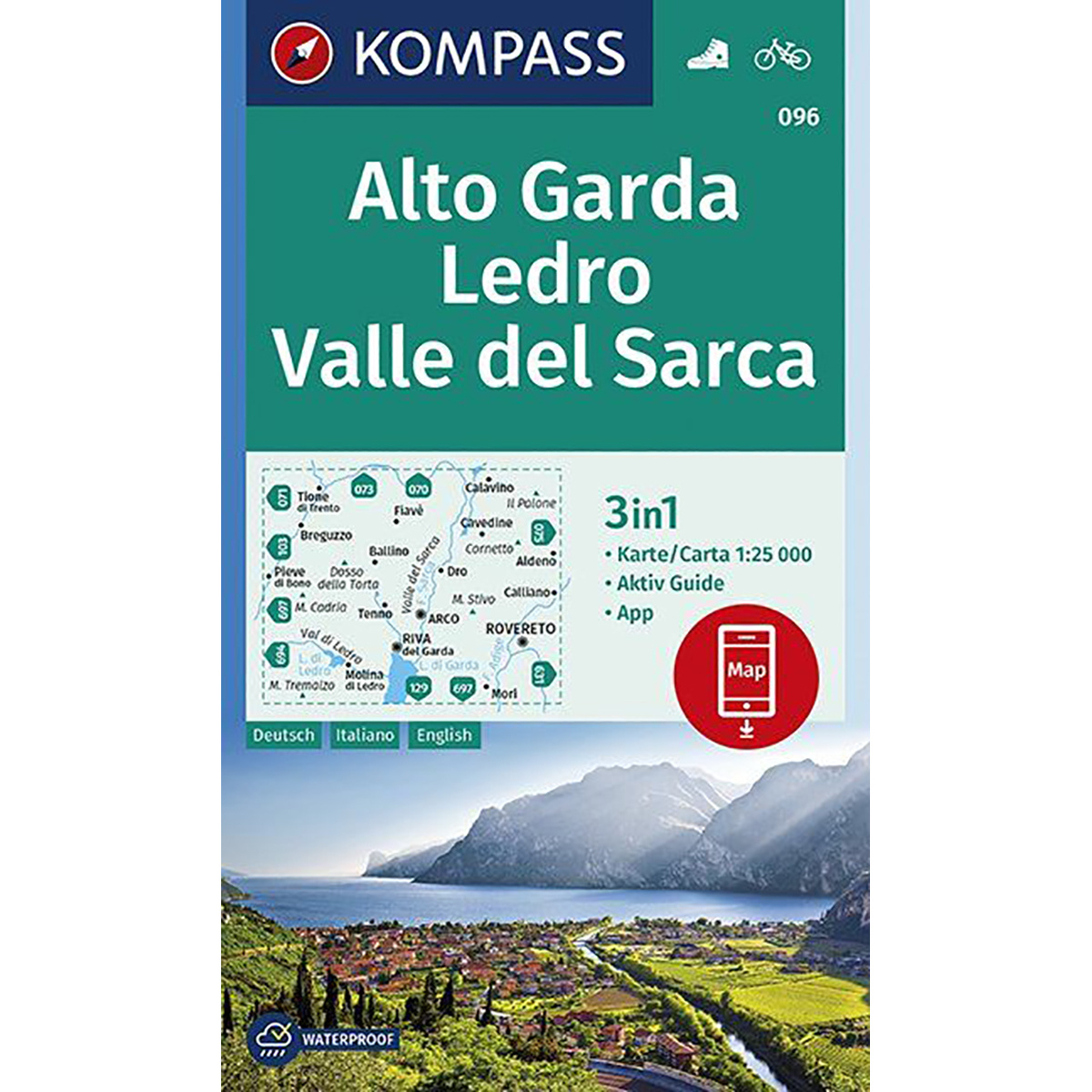 Image of Kompass Verlag WK 096 Alto Garda - Val di Ledro