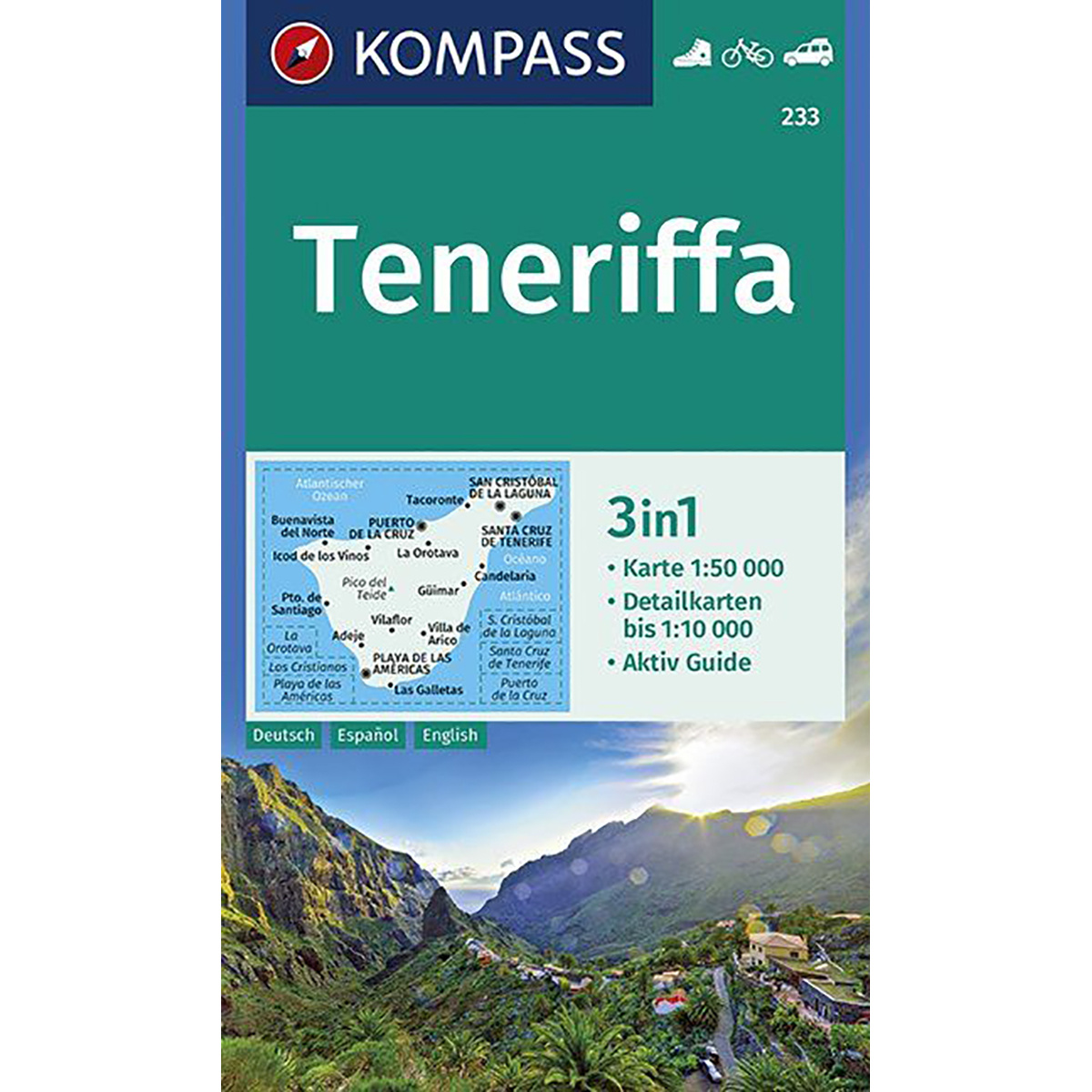 Image of Kompass Verlag WK 233 Teneriffa