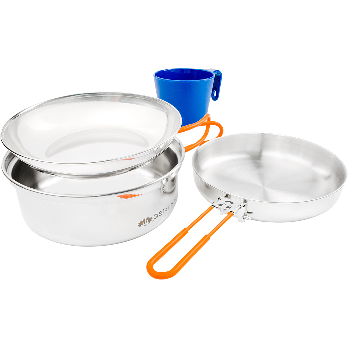 Image of GSI Set da cucina Glacier Stainless 1 Person Mess Kit
