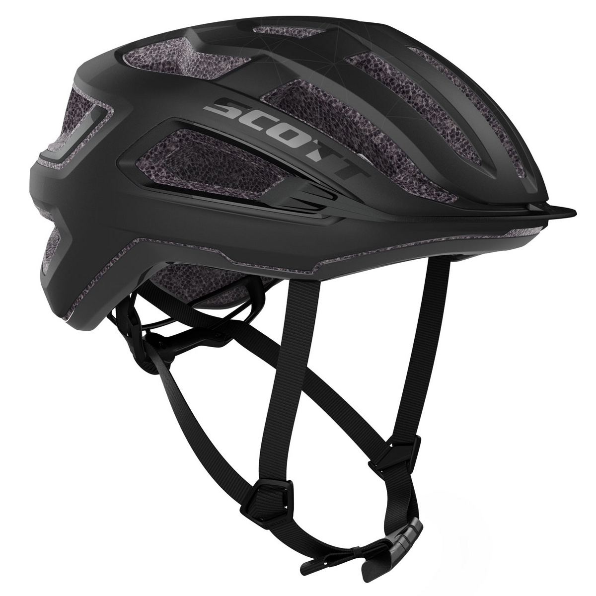 Scott Arx Fahrradhelm (Größe 51-55CM, schwarz)